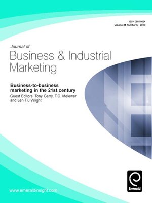 cover image of Journal of Business & Industrial Marketing, Volume 25, Issue 5